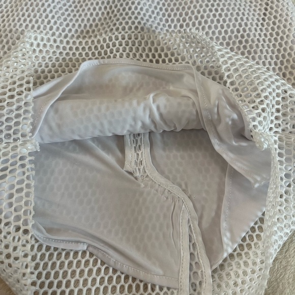 Milly Black & White Bustier Dress with Mess Overlay Size 4 - Picture 16 of 17